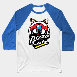 Pizza Cats Baseball T-Shirt